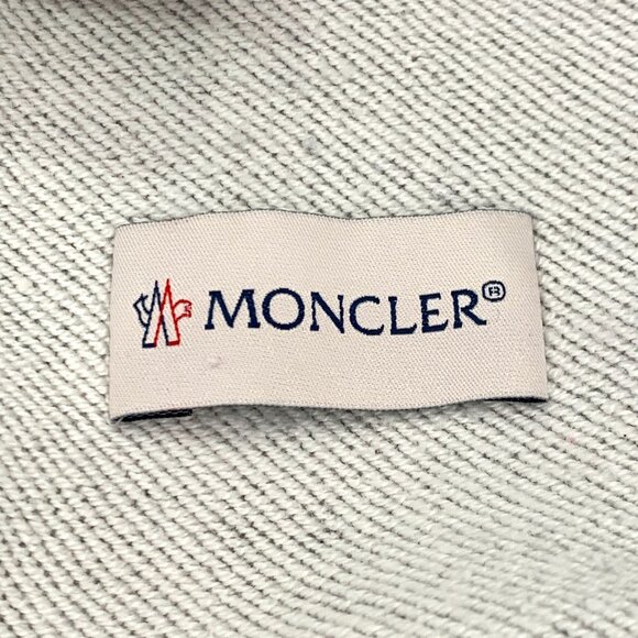 Moncler Gray Side Stripe Logo Patch Casual Pants Size S - Picture 6 of 8
